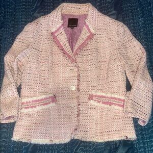 The Limited Pink Textured Blazer Tailored